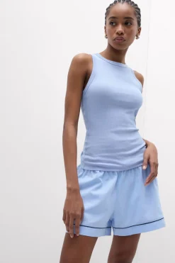 Ribbed Tank Top in Superior Cotton