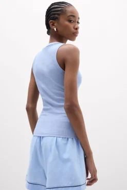 Ribbed Tank Top in Superior Cotton