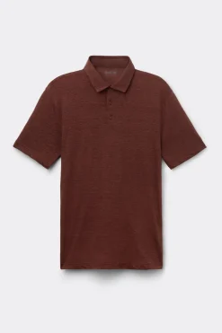 Short Sleeve Linen Polo