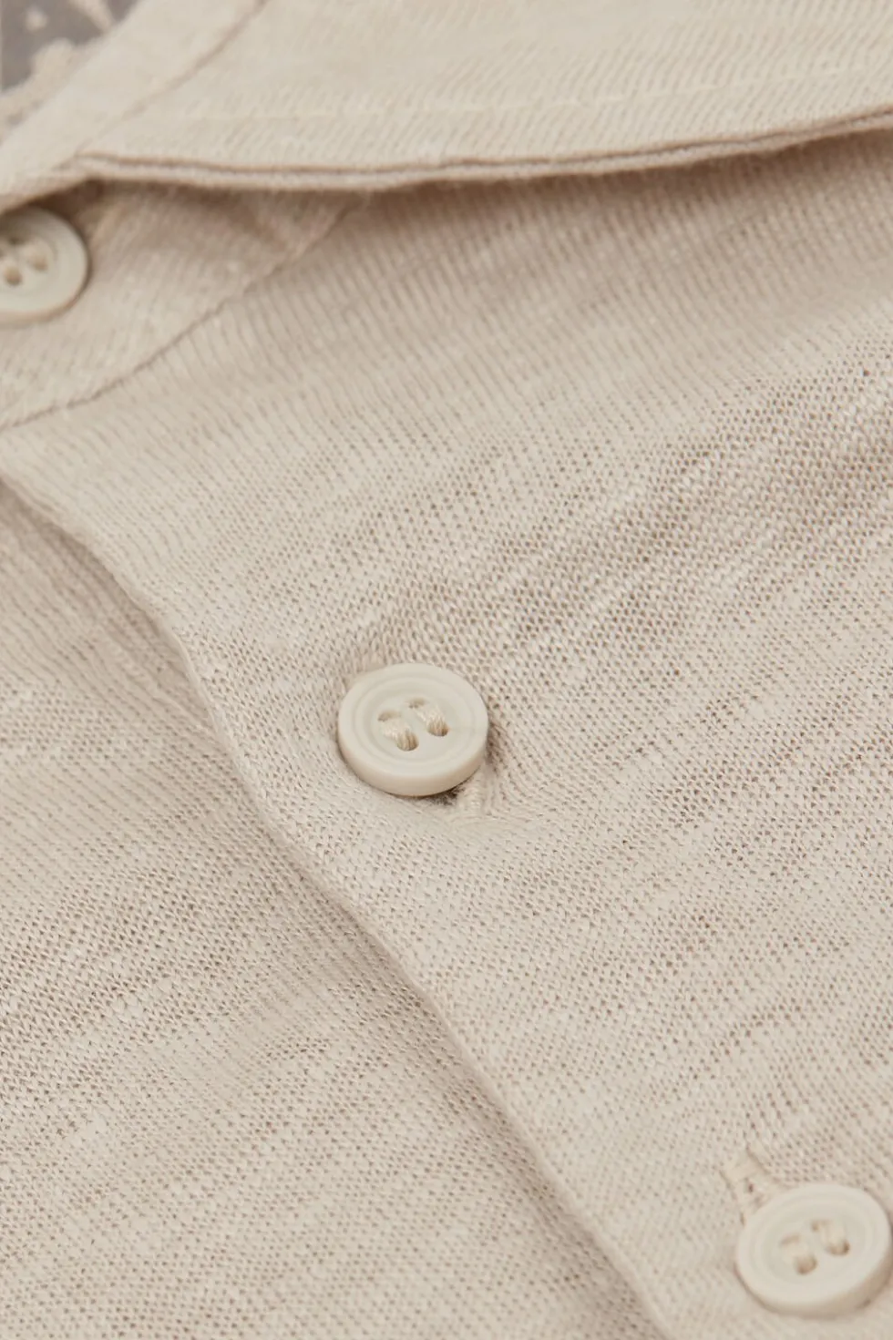 Short Sleeve Linen Polo