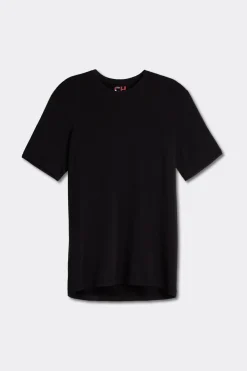 Short-Sleeve Modal-Cashmere Top