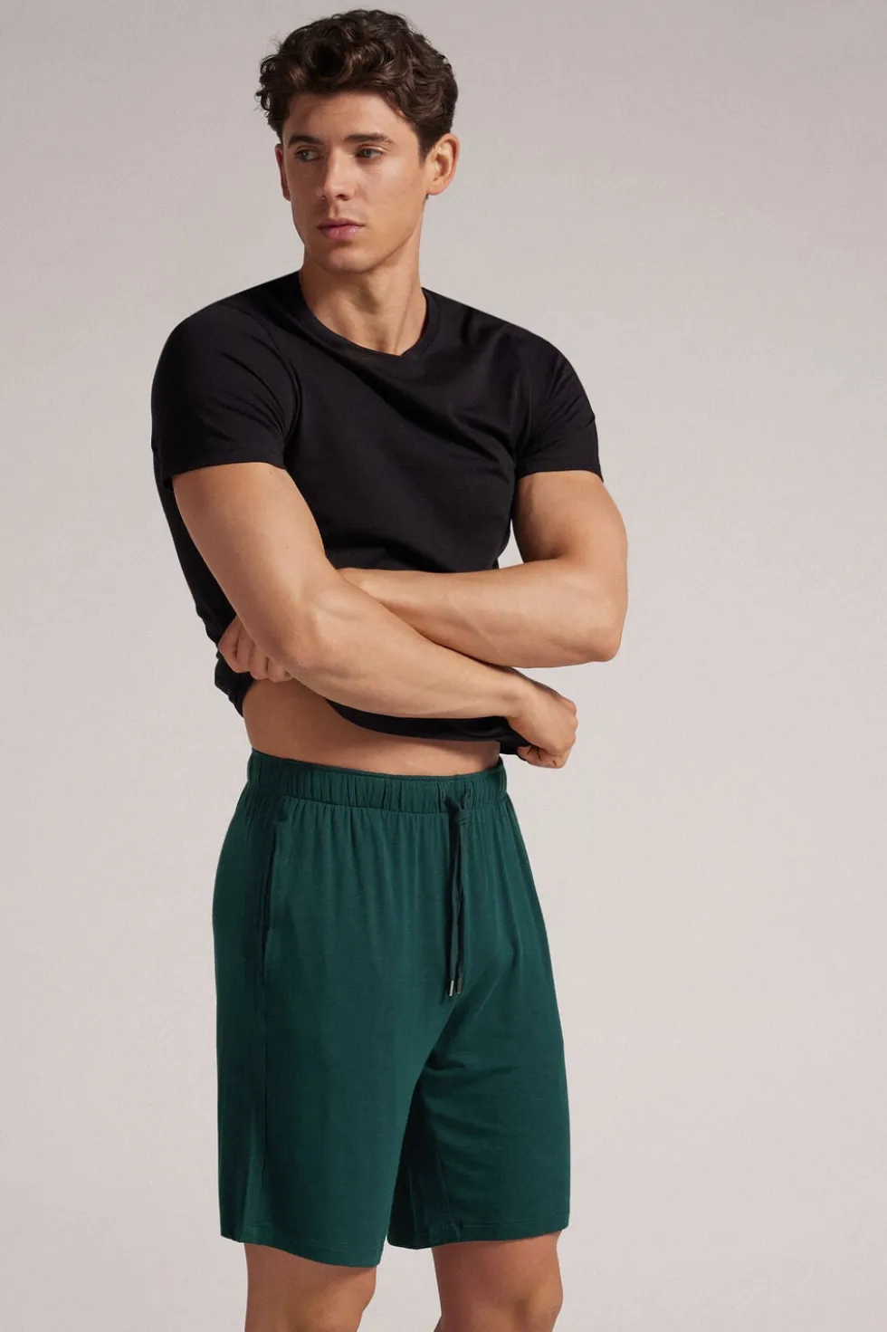Silk and Modal Shorts