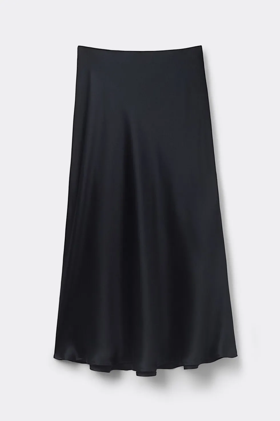 Silk Midi Skirt