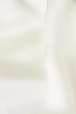 Silk Satin Top with V-neckline