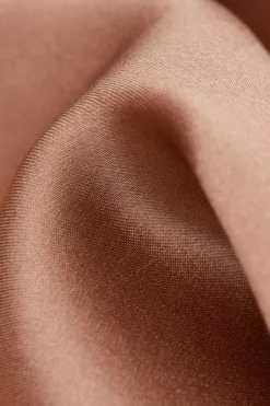 Silk Satin Top with V-neckline
