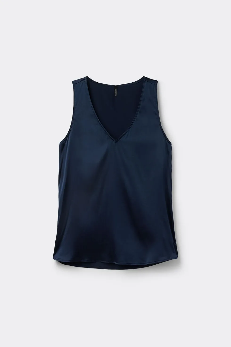 Silk V-Neck Tank Top