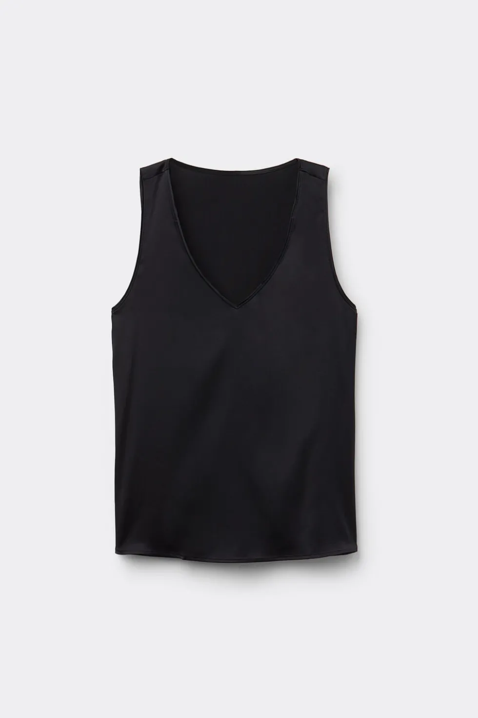 Silk V-Neck Tank Top