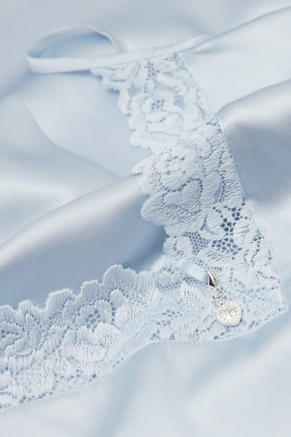 Silky Flowers Silk and Lace Chemise