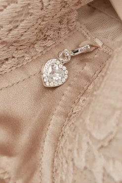 Silky Flowers Sofia Silk and Lace Balconette Bra