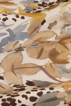 Simply Iconic Animal Print Viscose Satin Top