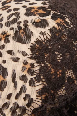 Simply Iconic Monica Animal Print Push-Up Bra