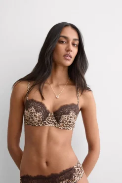 Simply Iconic Sofia Animal Print Balconette Bra