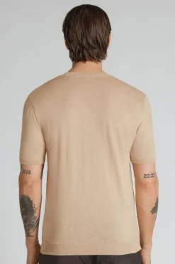 Slub Cotton Knit T-Shirt