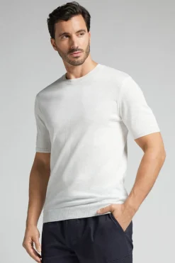 Slub Cotton Knit T-Shirt