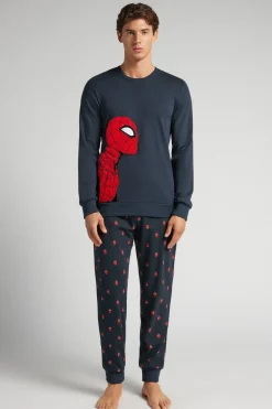 Spider-Man Marvel Full Length Cotton Pajamas