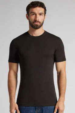 Stretch Merino Wool Short-Sleeve T-Shirt