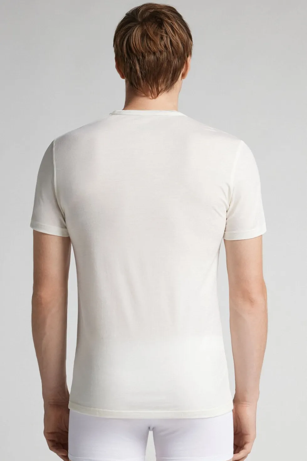 Stretch Merino Wool Short-Sleeve T-Shirt