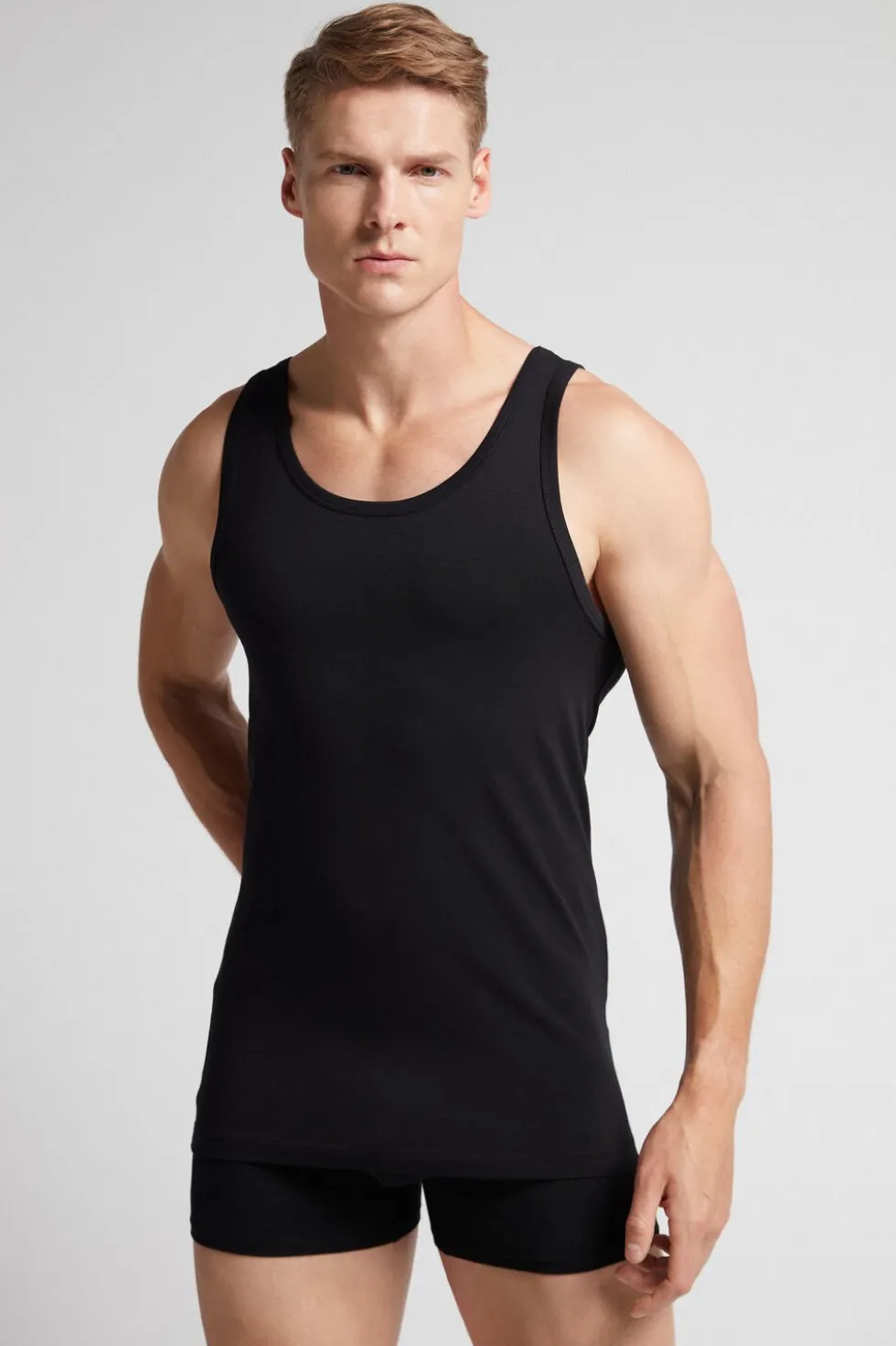 Stretch Superior Cotton Tank Top