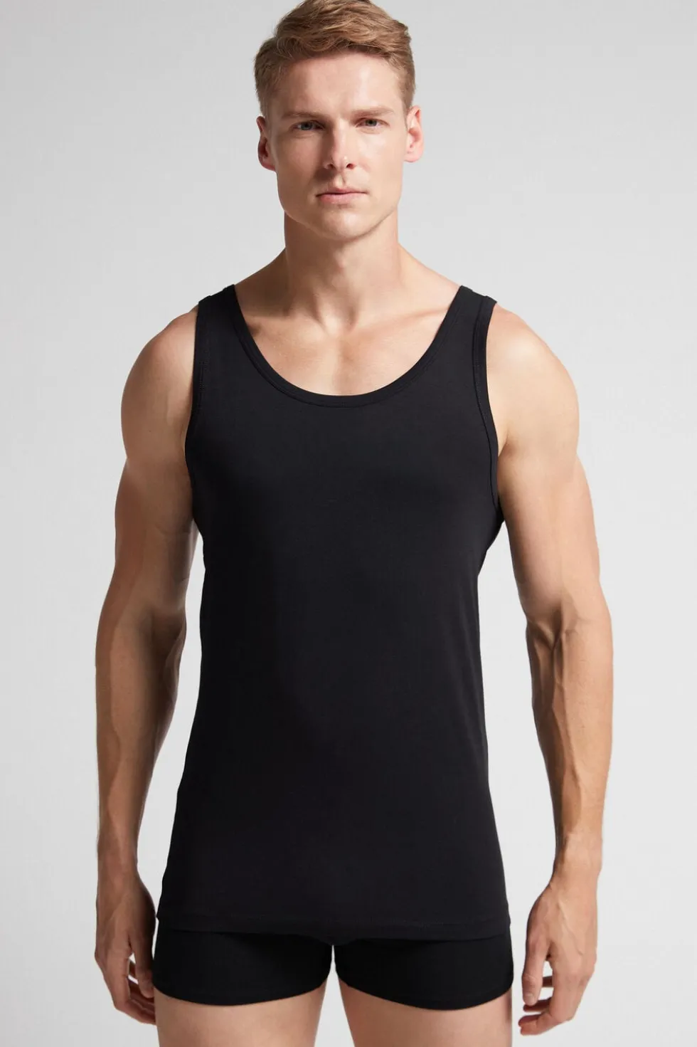 Stretch Superior Cotton Tank Top