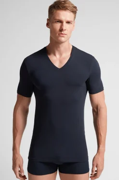 Stretch Superior Cotton V-Neck T-Shirt