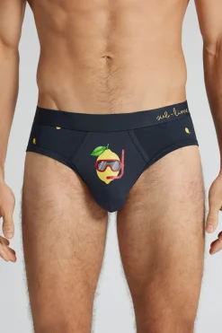 “Sub-Lime” Print Superior Cotton Briefs