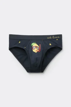 “Sub-Lime” Print Superior Cotton Briefs