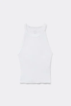 Superior Cotton Ribbed Crop Top