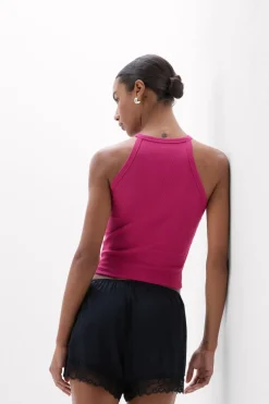 Superior Cotton Ribbed Crop Top