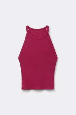 Superior Cotton Ribbed Crop Top
