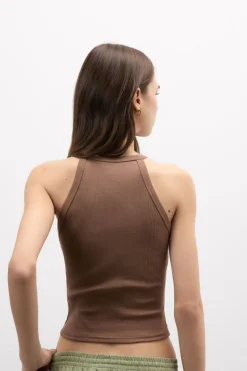Superior Cotton Ribbed Crop Top