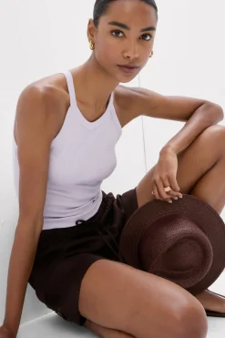 Superior Cotton Ribbed Crop Top