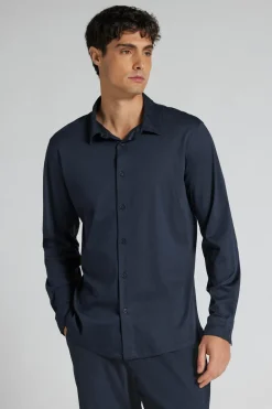 Superlight Mercerized Cotton Long Sleeve Shirt Filo Premium