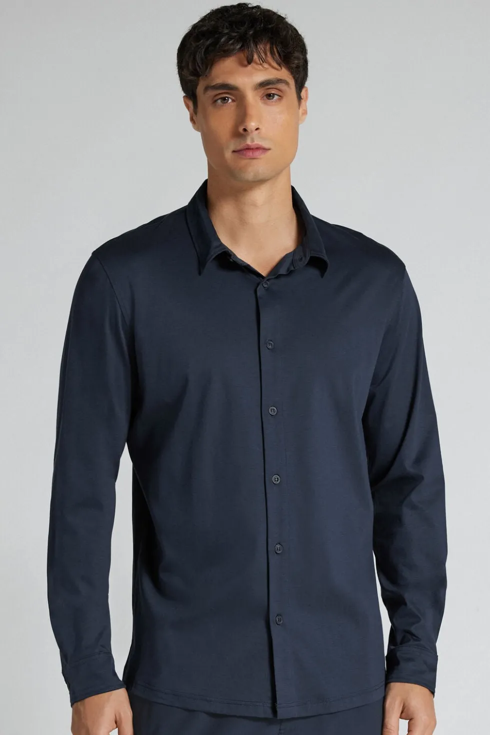 Superlight Mercerized Cotton Long Sleeve Shirt Filo Premium