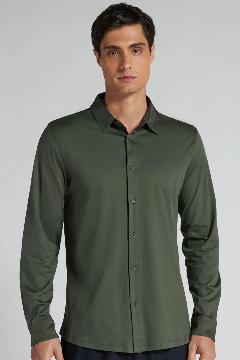 Superlight Mercerized Cotton Long Sleeve Shirt Filo Premium