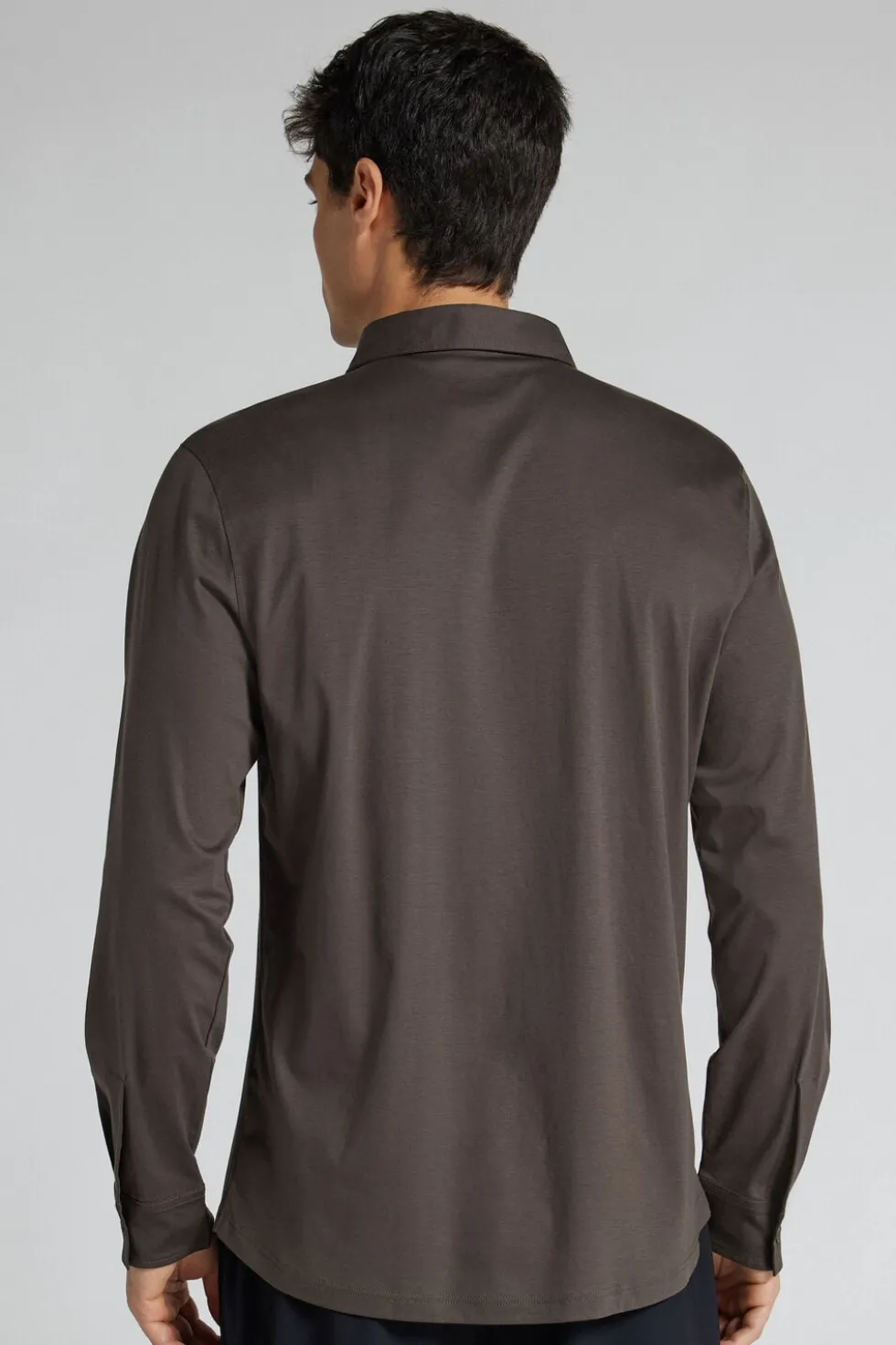 Superlight Mercerized Cotton Long Sleeve Shirt Filo Premium