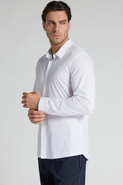 Superlight Mercerized Cotton Long Sleeve Shirt Filo Premium