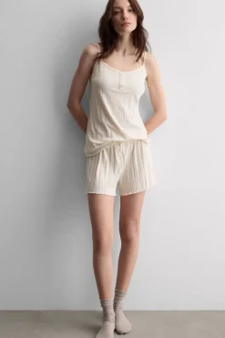 Sweet Pointelle Short Pajamas