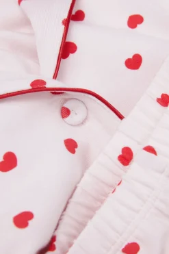 The Love Club Modal Button Up Short Pajamas