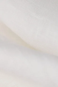 The Pure Linen Full Length Drawstring Pants in Linen Fabric