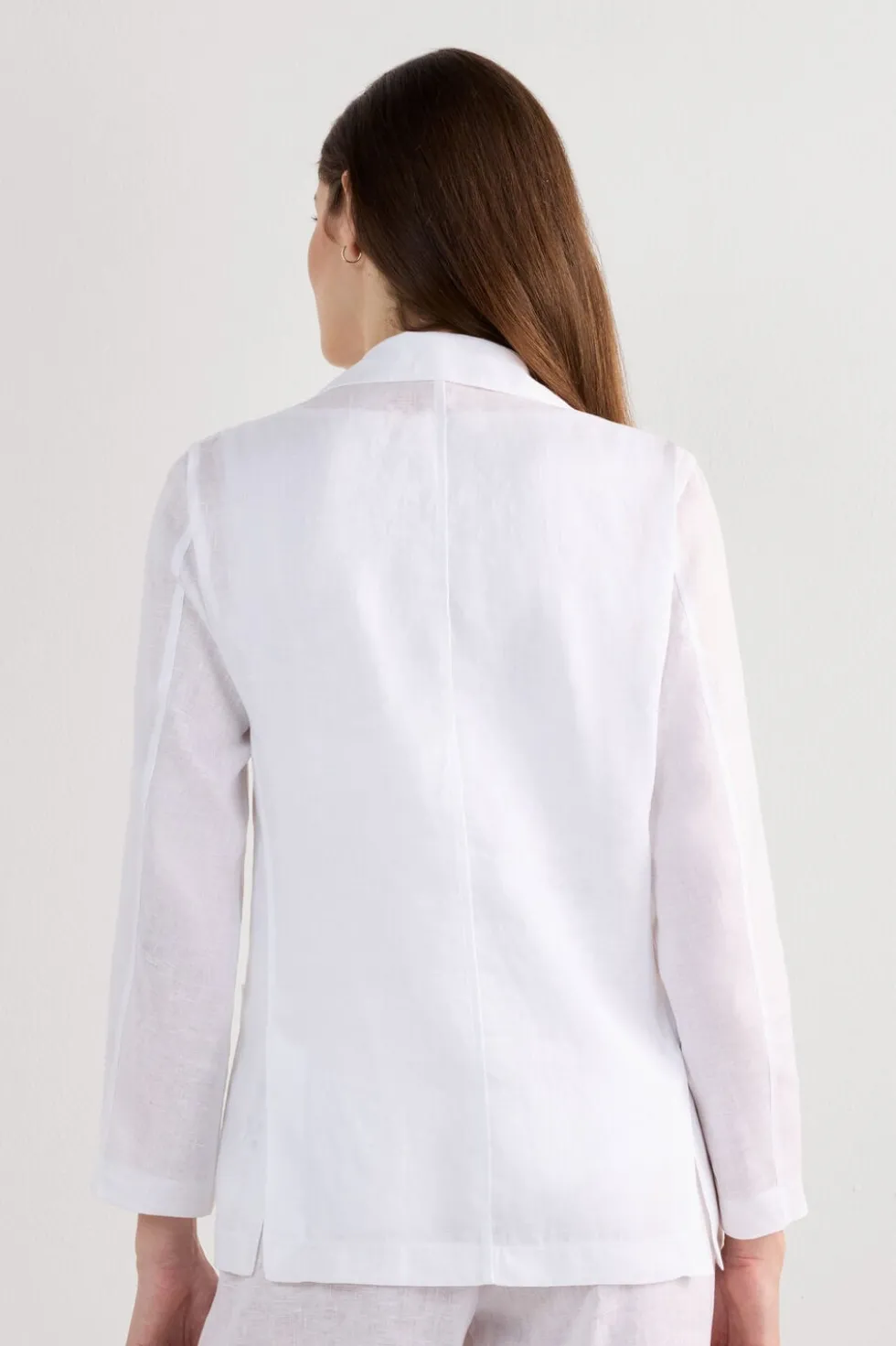 The Pure Linen Jacket in Linen Fabric