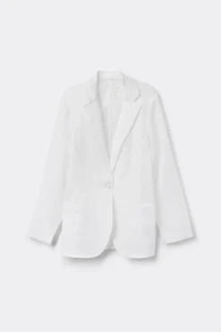 The Pure Linen Jacket in Linen Fabric