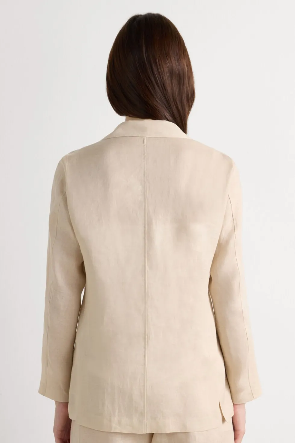 The Pure Linen Jacket in Linen Fabric