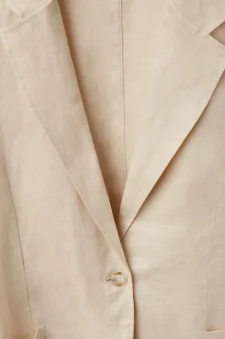 The Pure Linen Jacket in Linen Fabric