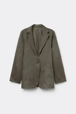 The Pure Linen Jacket in Linen Fabric