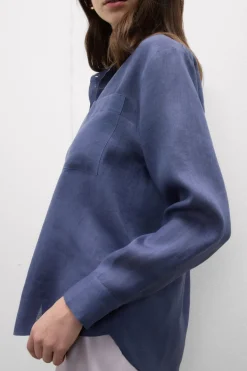 The Pure Linen Shirt in Linen Fabric