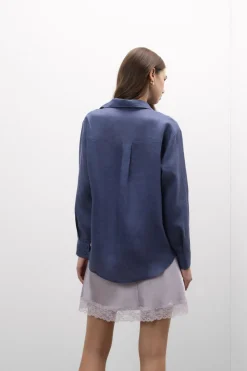 The Pure Linen Shirt in Linen Fabric