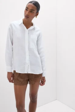 The Pure Linen Shirt in Linen Fabric