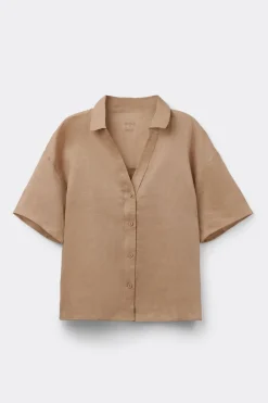 The Pure Linen Short Sleeve Shirt in Linen Fabric