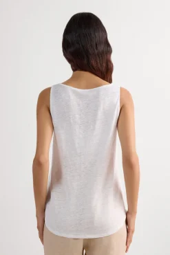 The Pure Linen Tank Top in Linen