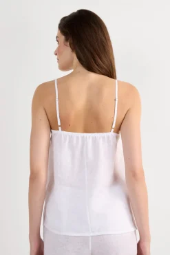 The Pure Linen Top in Linen Fabric
